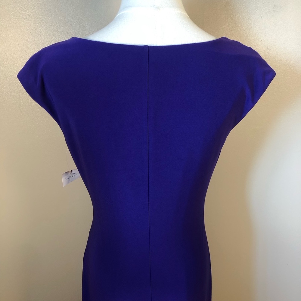 Lauren Ralph Lauren Deep Purple Midi Dress - Picture 4 of 11